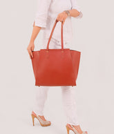 Rust classic tote bag
